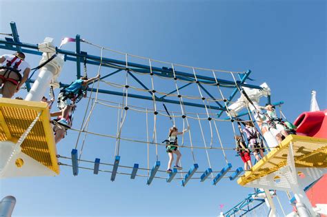 From Fear to Achievement: Overcoming Challenges on the Carnival Magic Ropes Course